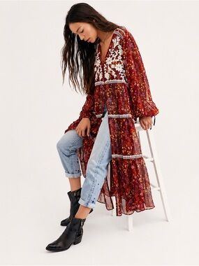 Free People | Dresses | Free People Hibiscus Heaven Maxi Dress | Poshmark